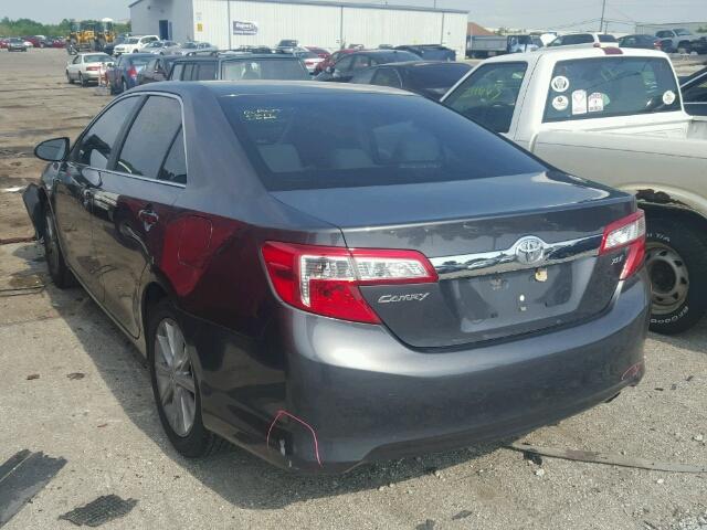 4T4BF1FK3CR228255 - 2012 TOYOTA CAMRY BASE GRAY photo 3