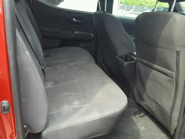 3TMCZ5AN9GM011340 - 2016 TOYOTA TACOMA DOU RED photo 6