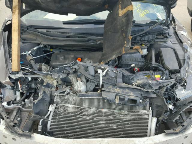 2HGFB2F98CH550277 - 2012 HONDA CIVIC EXL GRAY photo 7