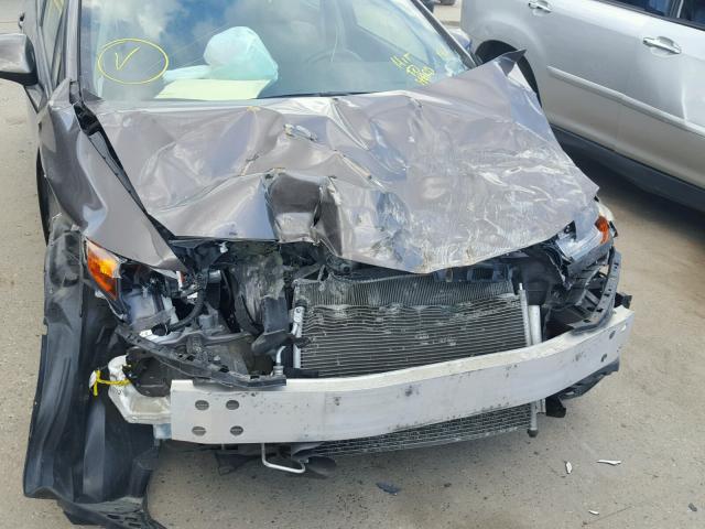 2HGFB2F98CH550277 - 2012 HONDA CIVIC EXL GRAY photo 9