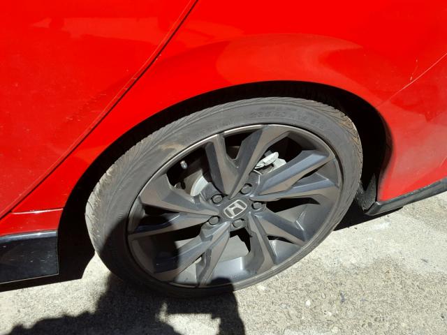 SHHFK7H44HU426192 - 2017 HONDA CIVIC SPOR RED photo 9