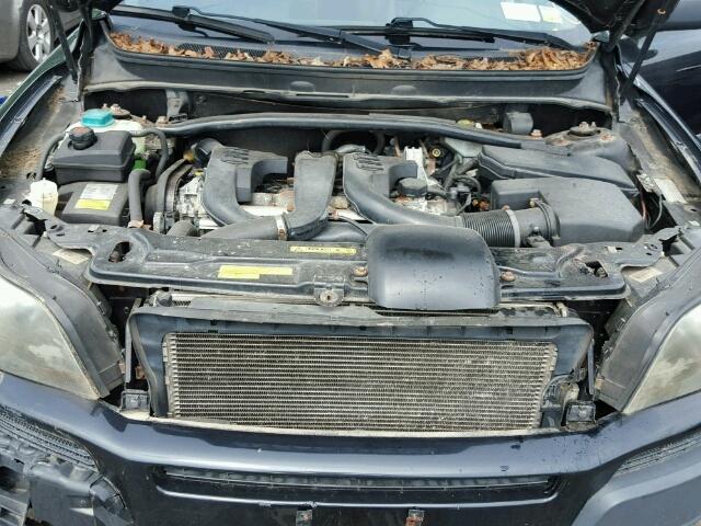 YV1CZ91H541049328 - 2004 VOLVO XC90 T6 BLACK photo 7