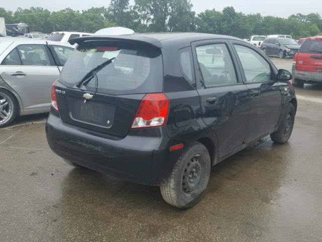 KL1TD62625B324334 - 2005 CHEVROLET AVEO BASE Qara foto 4