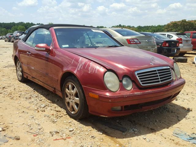 WDBLK65G8YT045342 - 2000 MERCEDES-BENZ CLK 320 MAROON photo 1