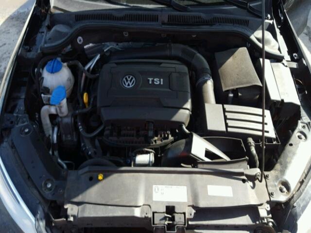 3VWD17AJ0EM365603 - 2014 VOLKSWAGEN JETTA SE BLACK photo 7