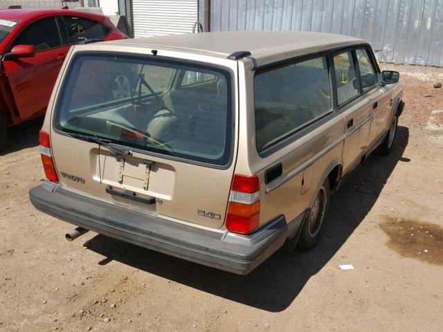 YV1AW8809P1955643 - 1993 VOLVO 240 TAN photo 4