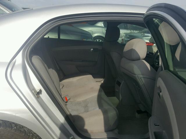1G1ZH57B39F232003 - 2009 CHEVROLET MALIBU 1LT ვერცხლისფერი ფოტო 6