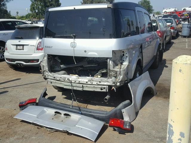 5J6YH28766L007948 - 2006 HONDA ELEMENT EX SILVER photo 4