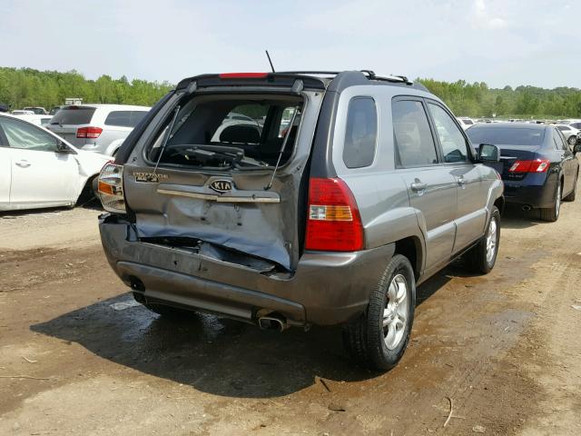 KNDJF723877439239 - 2007 KIA SPORTAGE E SILVER photo 4