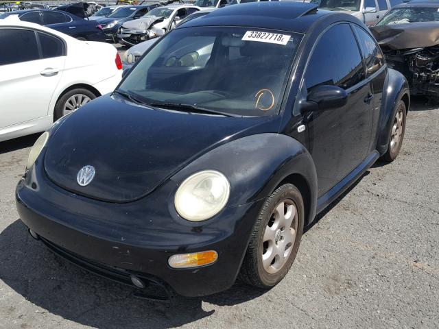 3VWCK21C42M414987 - 2002 VOLKSWAGEN NEW BEETLE 黑色 照片 2