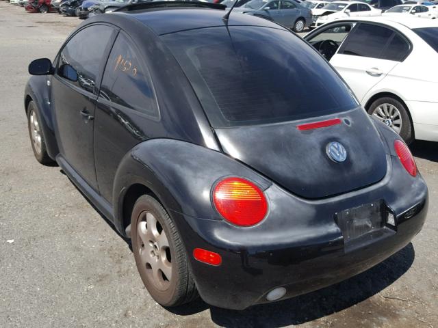 3VWCK21C42M414987 - 2002 VOLKSWAGEN NEW BEETLE 黑色 照片 3