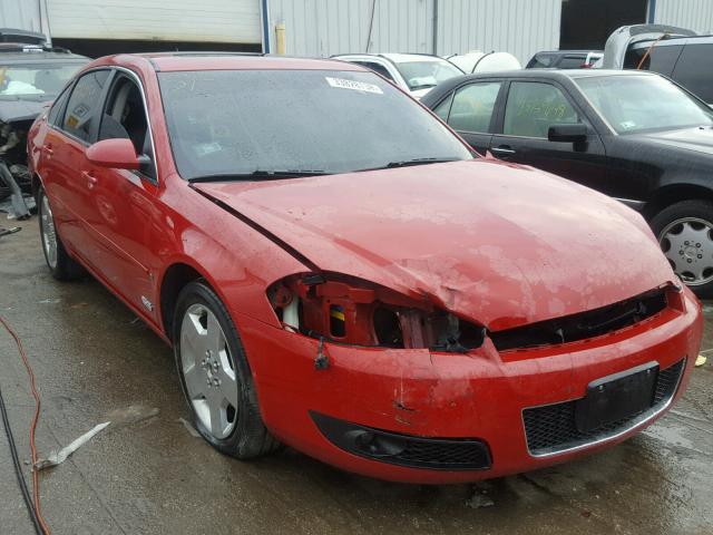 2G1WD58C889289553 - 2008 CHEVROLET IMPALA SUP RED photo 1