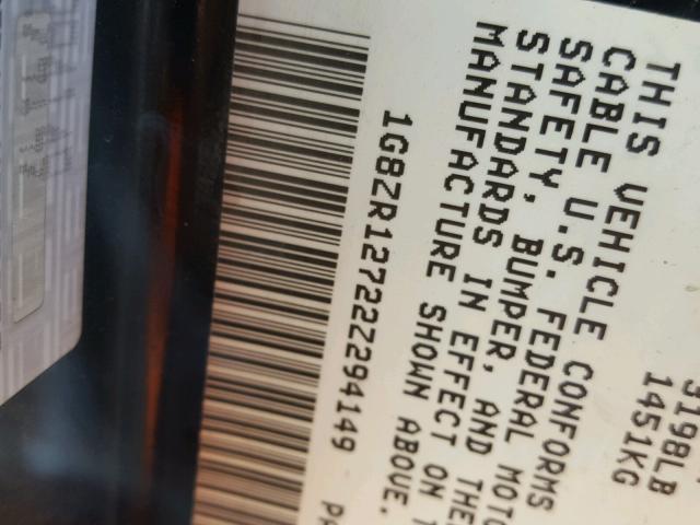 1G8ZR12722Z294149 - 2002 SATURN SC2 SILVER photo 10