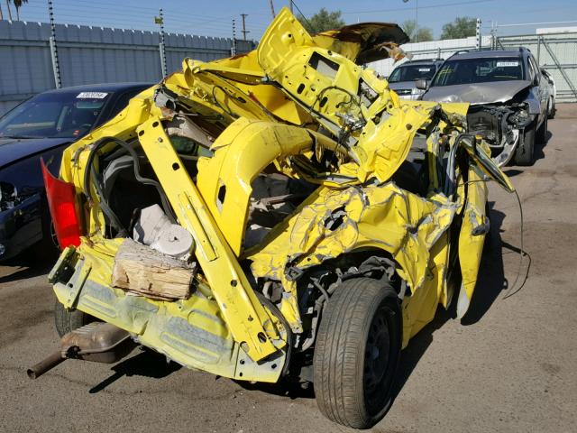 3FAFP31N05R154710 - 2005 FORD FOCUS ZX3 YELLOW photo 4