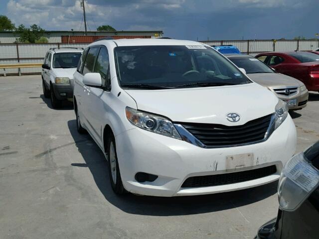 5TDKK3DC6BS061135 - 2011 TOYOTA SIENNA WHITE photo 1