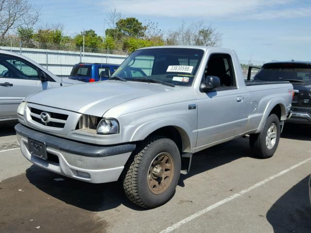 4F4YR12U94TM06272 - 2004 MAZDA B3000 SILVER photo 2