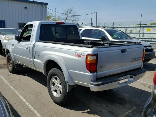 4F4YR12U94TM06272 - 2004 MAZDA B3000 SILVER photo 3