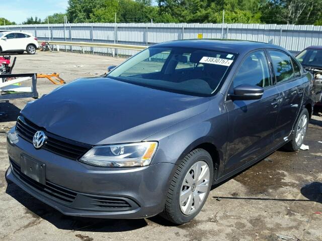 3VWDX7AJ6BM387955 - 2011 VOLKSWAGEN JETTA CHARCOAL photo 2