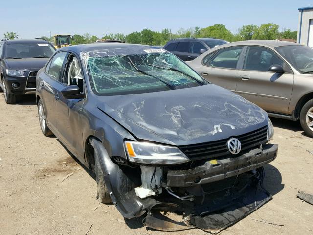 3VW2K7AJ9EM352644 - 2014 VOLKSWAGEN JETTA BASE 灰色 照片 1