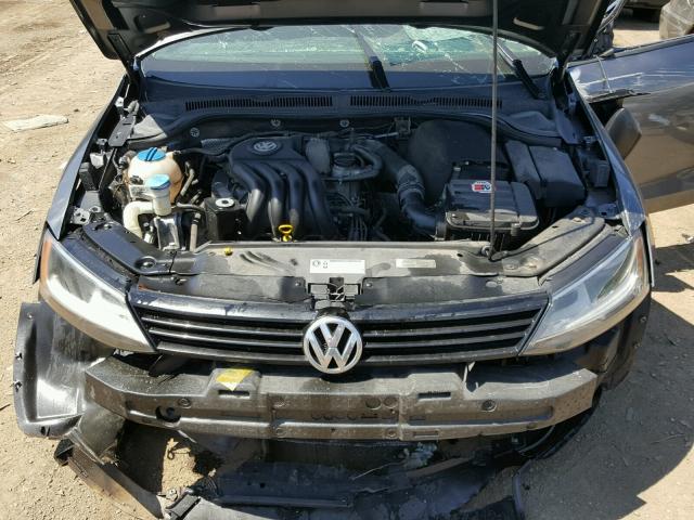 3VW2K7AJ9EM352644 - 2014 VOLKSWAGEN JETTA BASE 灰色 照片 7