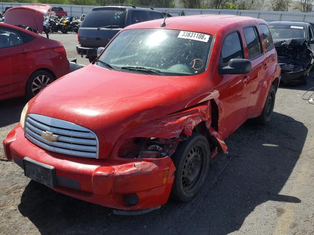 3GNCA13B99S642226 - 2009 CHEVROLET HHR LS RED photo 2