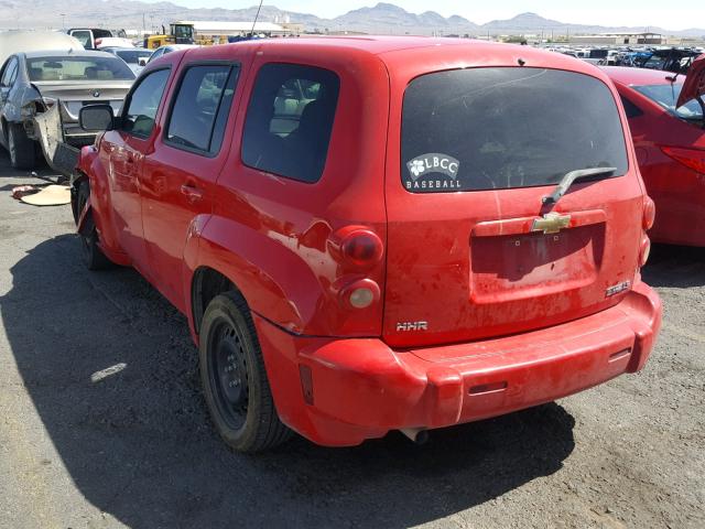3GNCA13B99S642226 - 2009 CHEVROLET HHR LS RED photo 3
