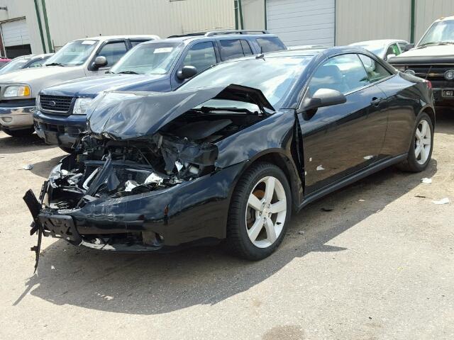 1G2ZH36N184115302 - 2008 PONTIAC G6 GT BLACK photo 2