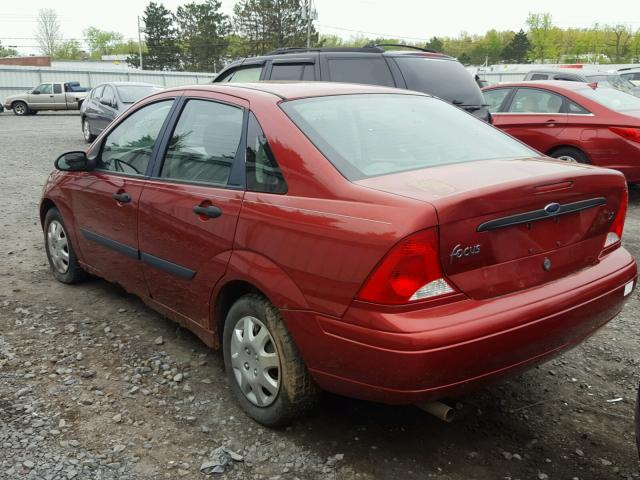 1FAFP33PXYW374789 - 2000 FORD FOCUS LX RED photo 3