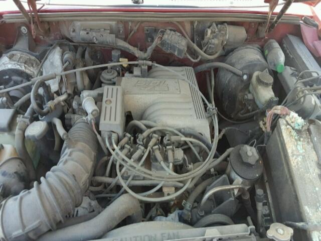 4M2ZU55P4XUJ14031 - 1999 MERCURY MOUNTAINEE RED photo 7