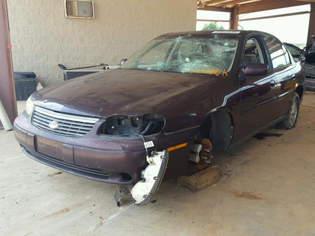 1G1NE52J2X6210769 - 1999 CHEVROLET MALIBU LS PURPLE photo 2