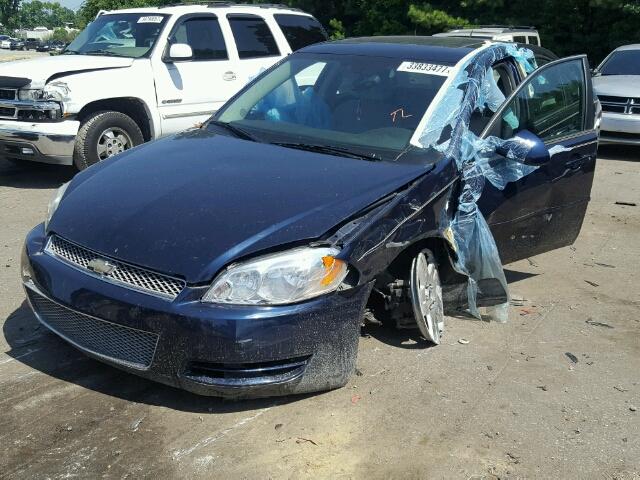 2G1WG5E30C1240379 - 2012 CHEVROLET IMPALA LT BLUE photo 2