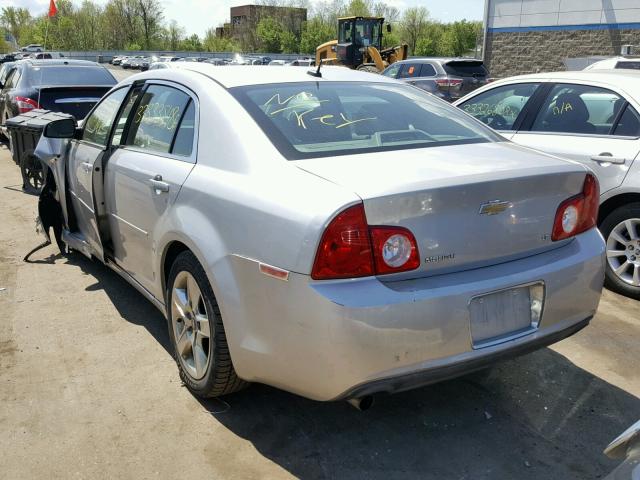 1G1ZH57B58F154760 - 2008 CHEVROLET MALIBU 1LT SILVER photo 3