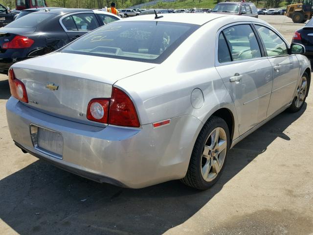 1G1ZH57B58F154760 - 2008 CHEVROLET MALIBU 1LT SILVER photo 4