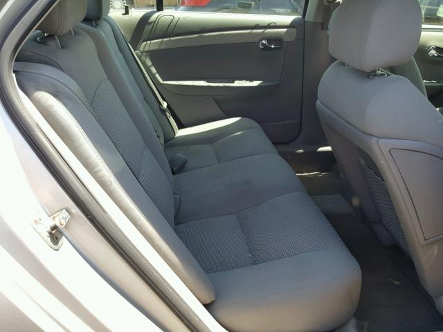 1G1ZH57B58F154760 - 2008 CHEVROLET MALIBU 1LT SILVER photo 6