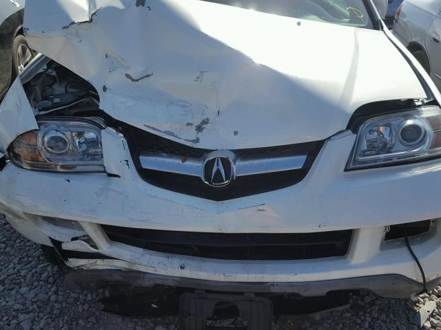 2HNYD18675H544496 - 2005 ACURA MDX TOURIN WHITE photo 7