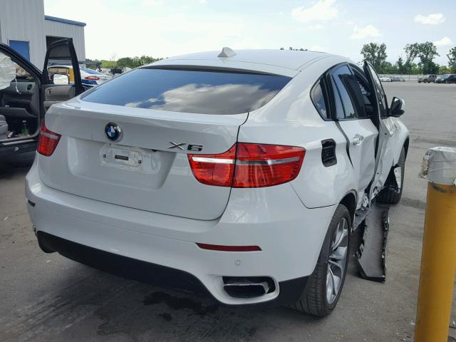 5UXFG8C57CLZ97401 - 2012 BMW X6 XDRIVE5 თეთრი ფოტო 4