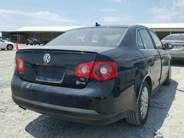 3VWFT71K46M055001 - 2006 VOLKSWAGEN JETTA TDI BLACK photo 4