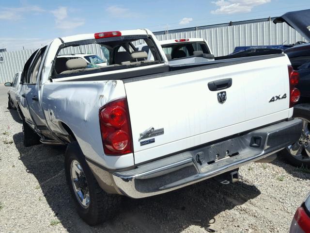 3D7KS28A18G164527 - 2008 DODGE RAM 2500 S თეთრი ფოტო 3