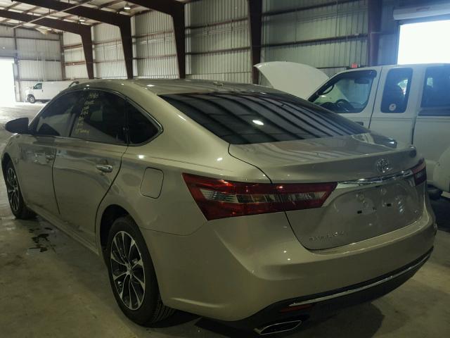 4T1BK1EB0GU241400 - 2016 TOYOTA AVALON XLE BEIGE photo 3