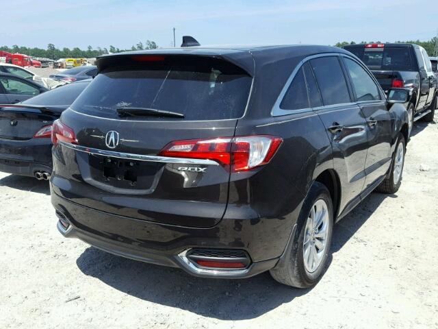 5J8TB3H56GL000541 - 2016 ACURA RDX TECHNO BLACK photo 4