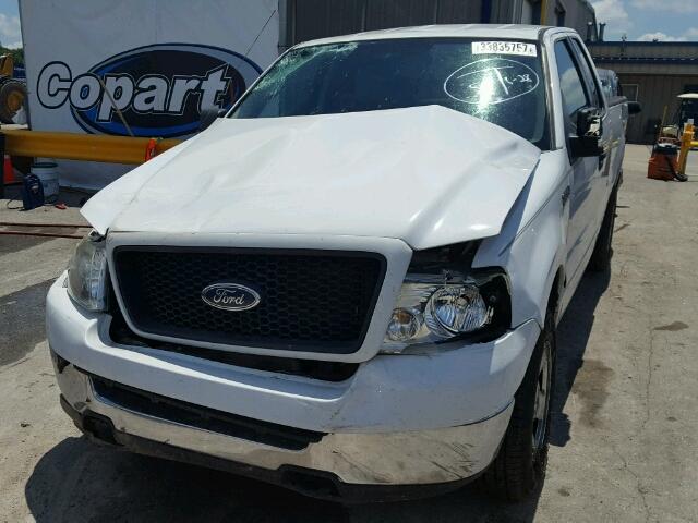 1FTPX145X5NA88801 - 2005 FORD F150 WHITE photo 9