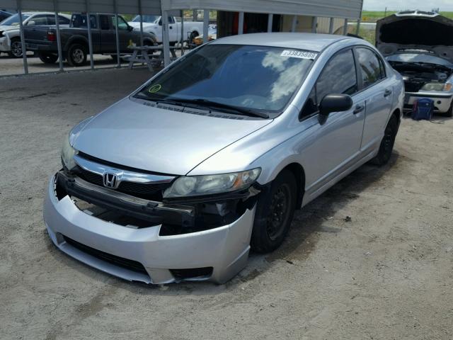 2HGFA16389H339744 - 2009 HONDA CIVIC VP SILVER photo 2