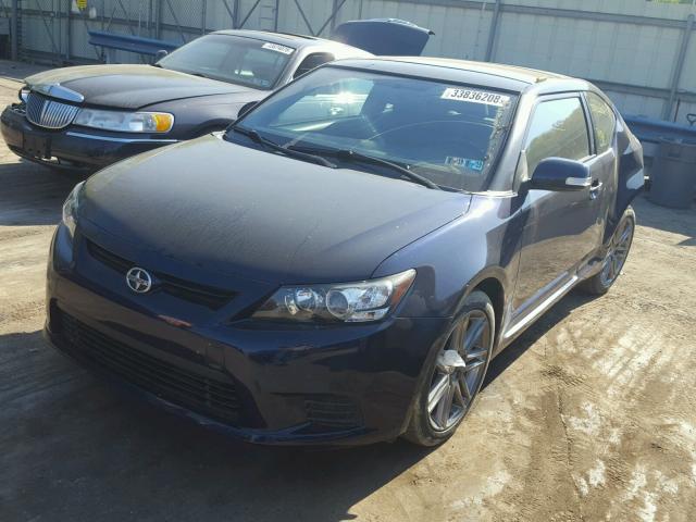 JTKJF5C74B3007102 - 2011 TOYOTA SCION TC 蓝色 照片 2