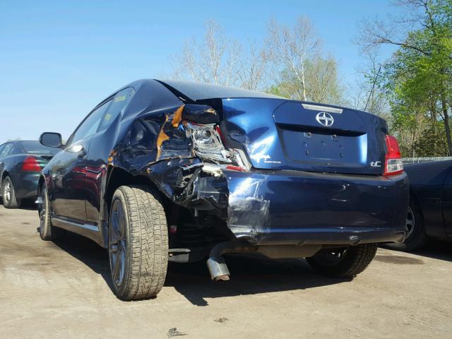JTKJF5C74B3007102 - 2011 TOYOTA SCION TC 蓝色 照片 3