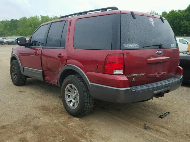 1FMPU16595LB07707 - 2005 FORD EXPEDITION RED photo 3
