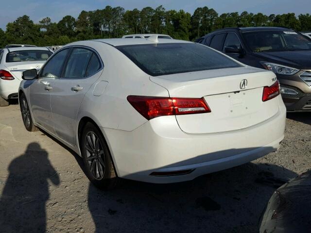 19UUB1F52JA006481 - 2018 ACURA TLX TECH WHITE photo 3