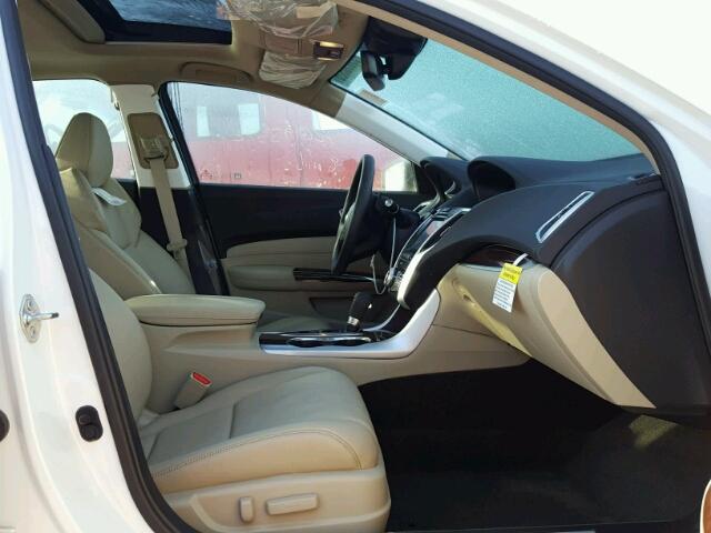 19UUB1F52JA006481 - 2018 ACURA TLX TECH WHITE photo 5