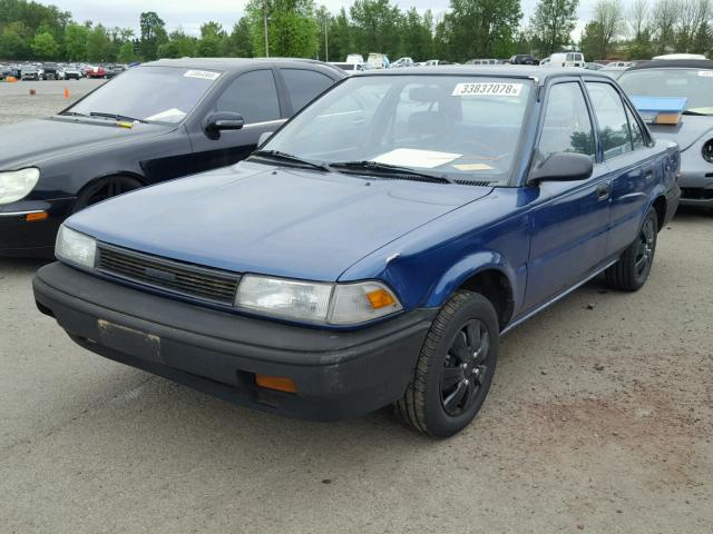 JT2AE92E3K3285919 - 1989 TOYOTA COROLLA DL BLUE photo 2