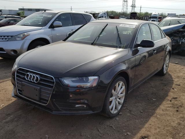 WAUFFAFL8DN030773 - 2013 AUDI A4 BLACK photo 2