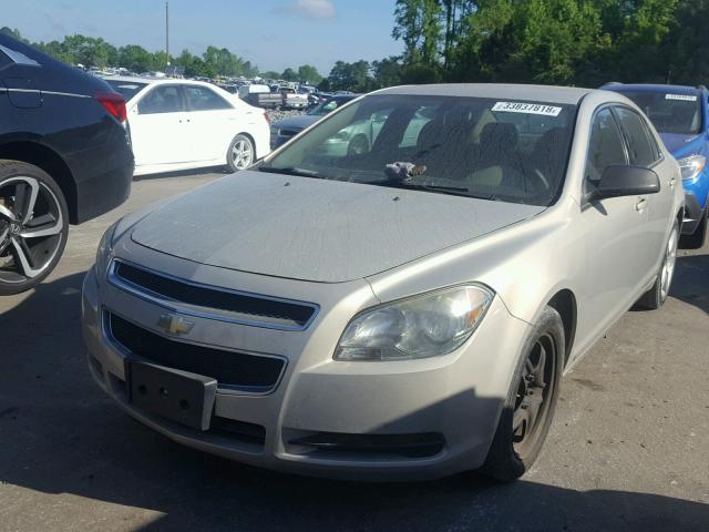 1G1ZA5E08AF112188 - 2010 CHEVROLET MALIBU LS თაფლისფერი ფოტო 2